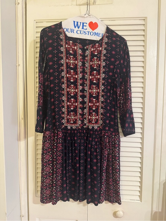 Vanessa Virginia Dresses & Skirts - Purple Anthropologie Vanessa Virginia Kaleidoscope Embroidered Beaded Dress